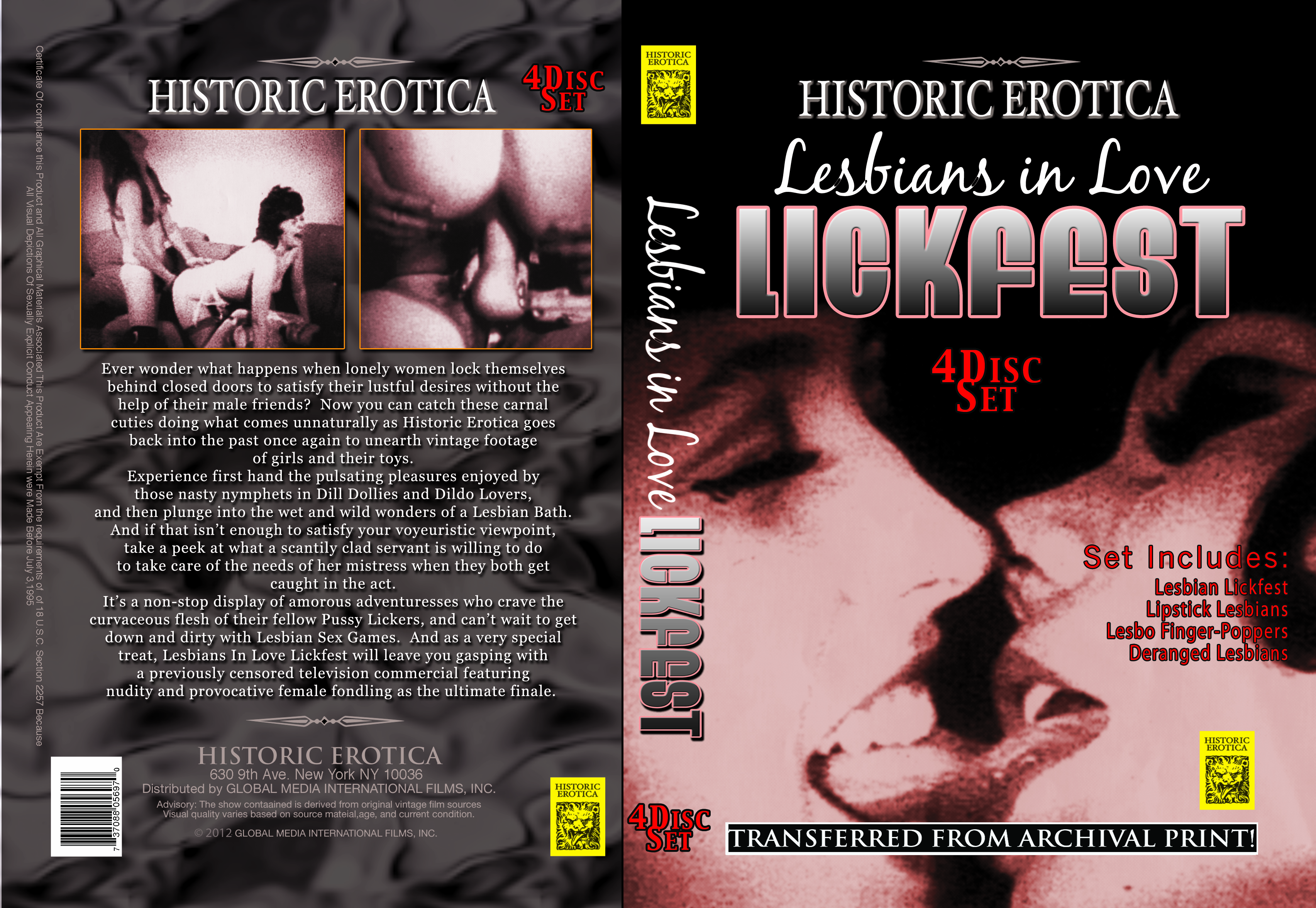 Lesbians in Love Lickfest (4-Pack)